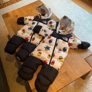 NWT North Face Down Nuptse Baby Bunting